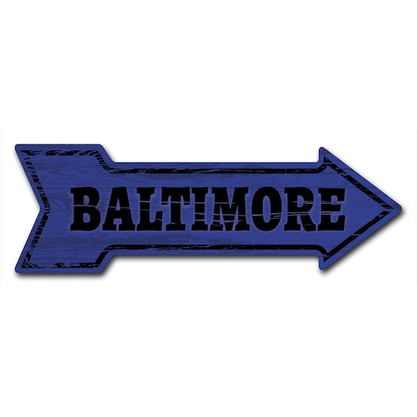 Baltimore Arrow Decal Funny Home Decor 24in Wide